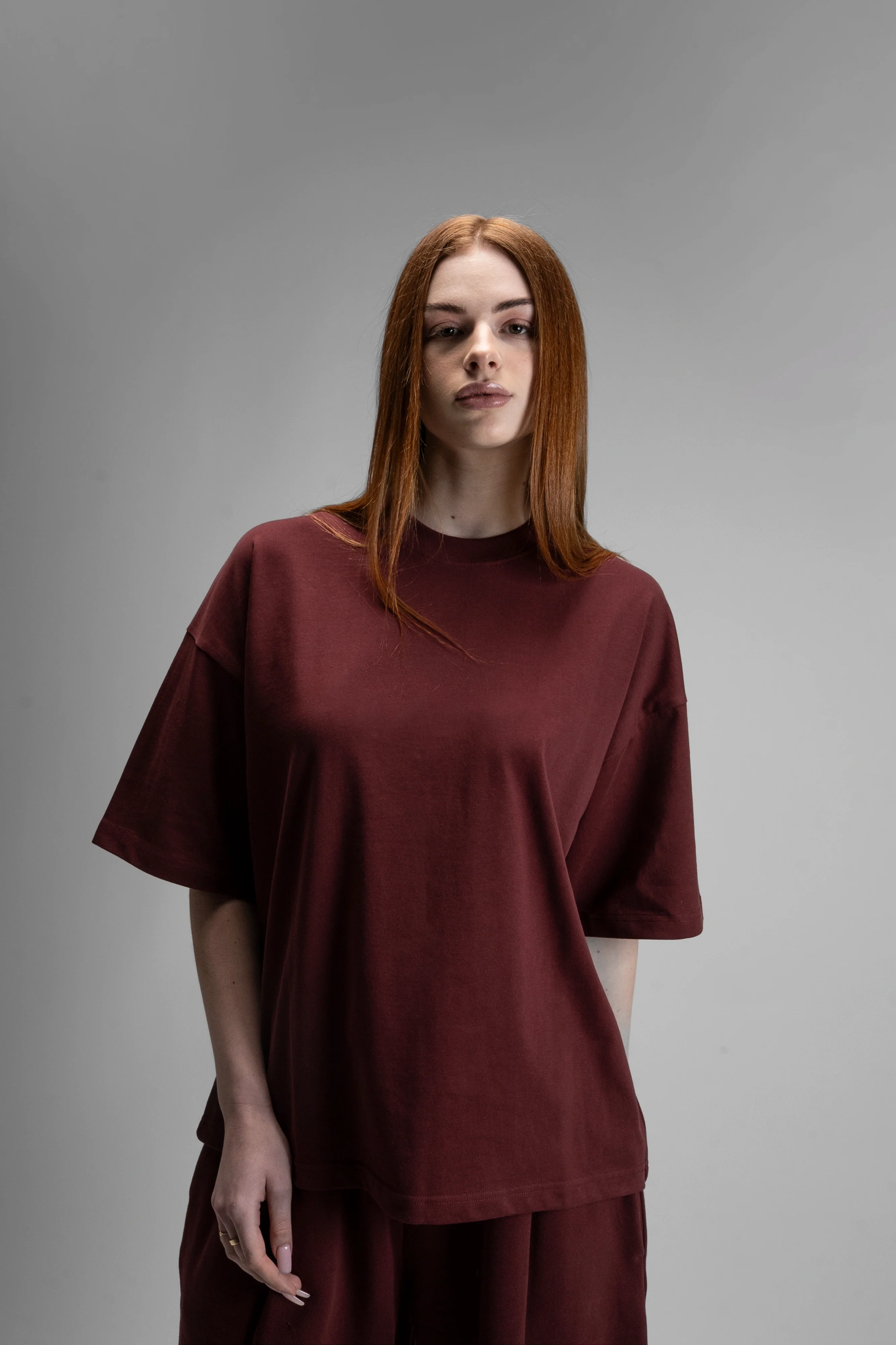 T32 Organic Heavy T-Shirt, Maroon [IN STOCK] - 2026 - Image 3