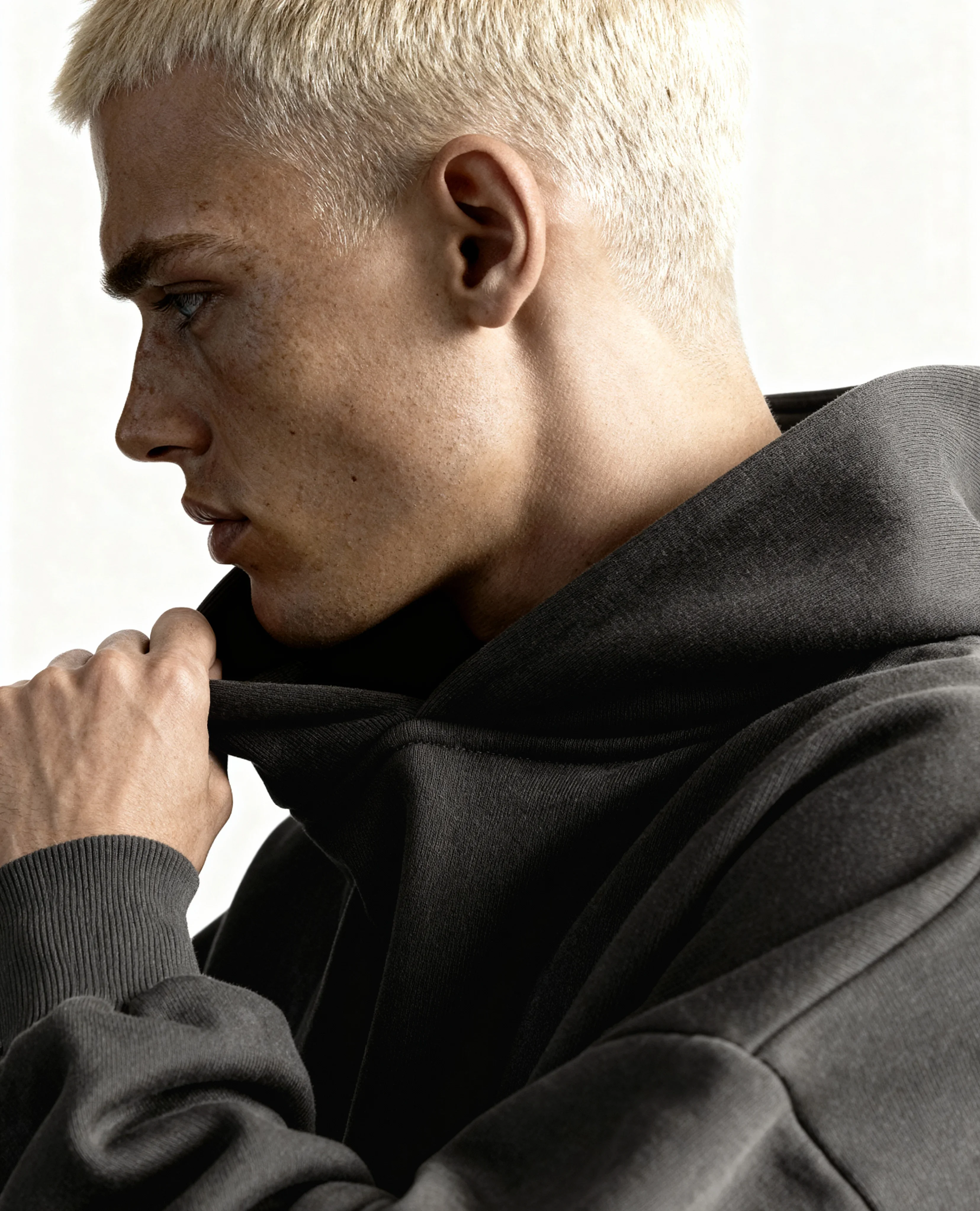 Y27 Ultra Heavy Organic Pull-Over, Cropped & Boxy, Volcanic Ash [In stock] - Image 6
