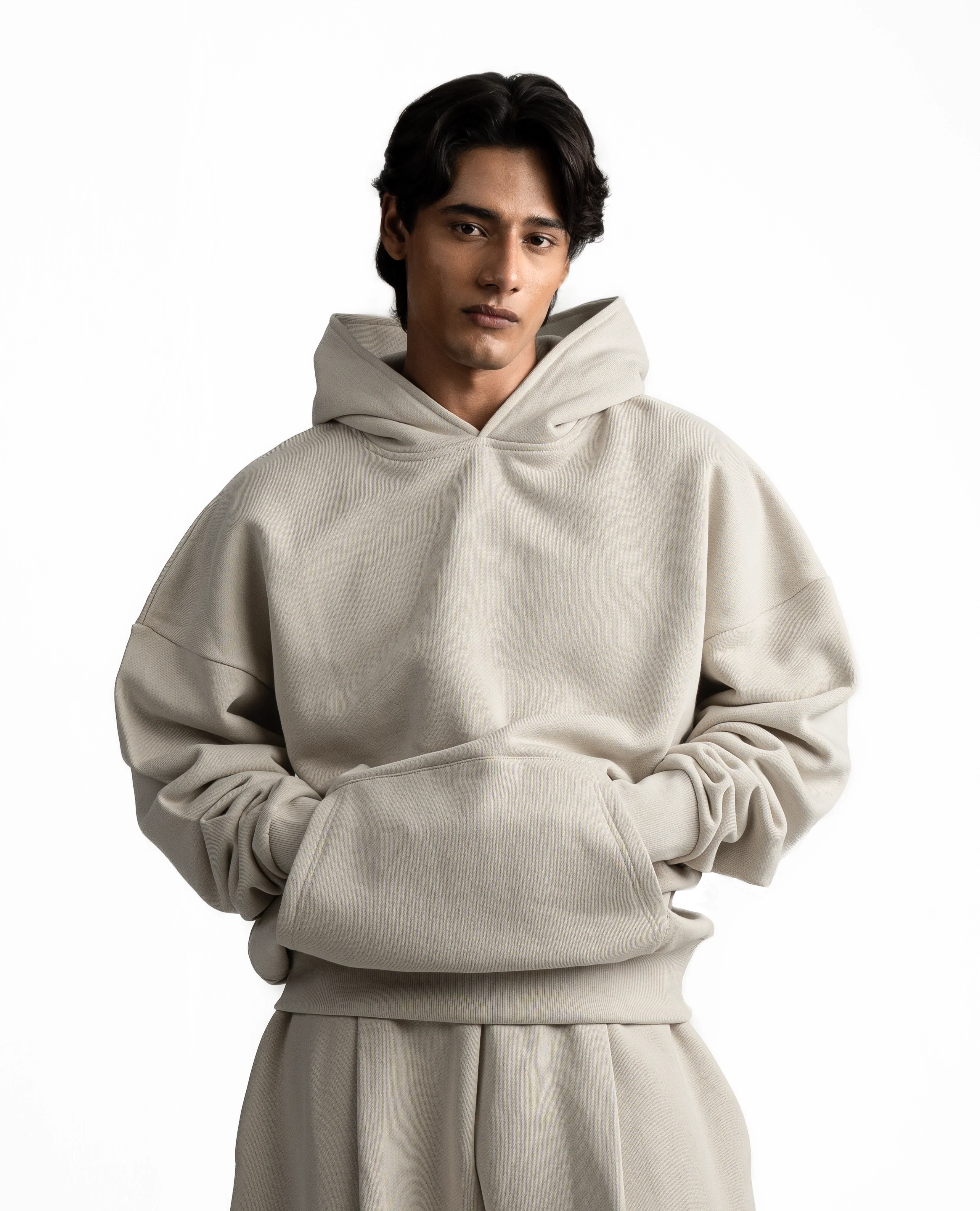 Y27 Ultra Heavy Organic Pull-Overs, Mellow Tones, Hoodie 3-Pack, Black, Smokey Taupe, Volcanic Ash - Image 3