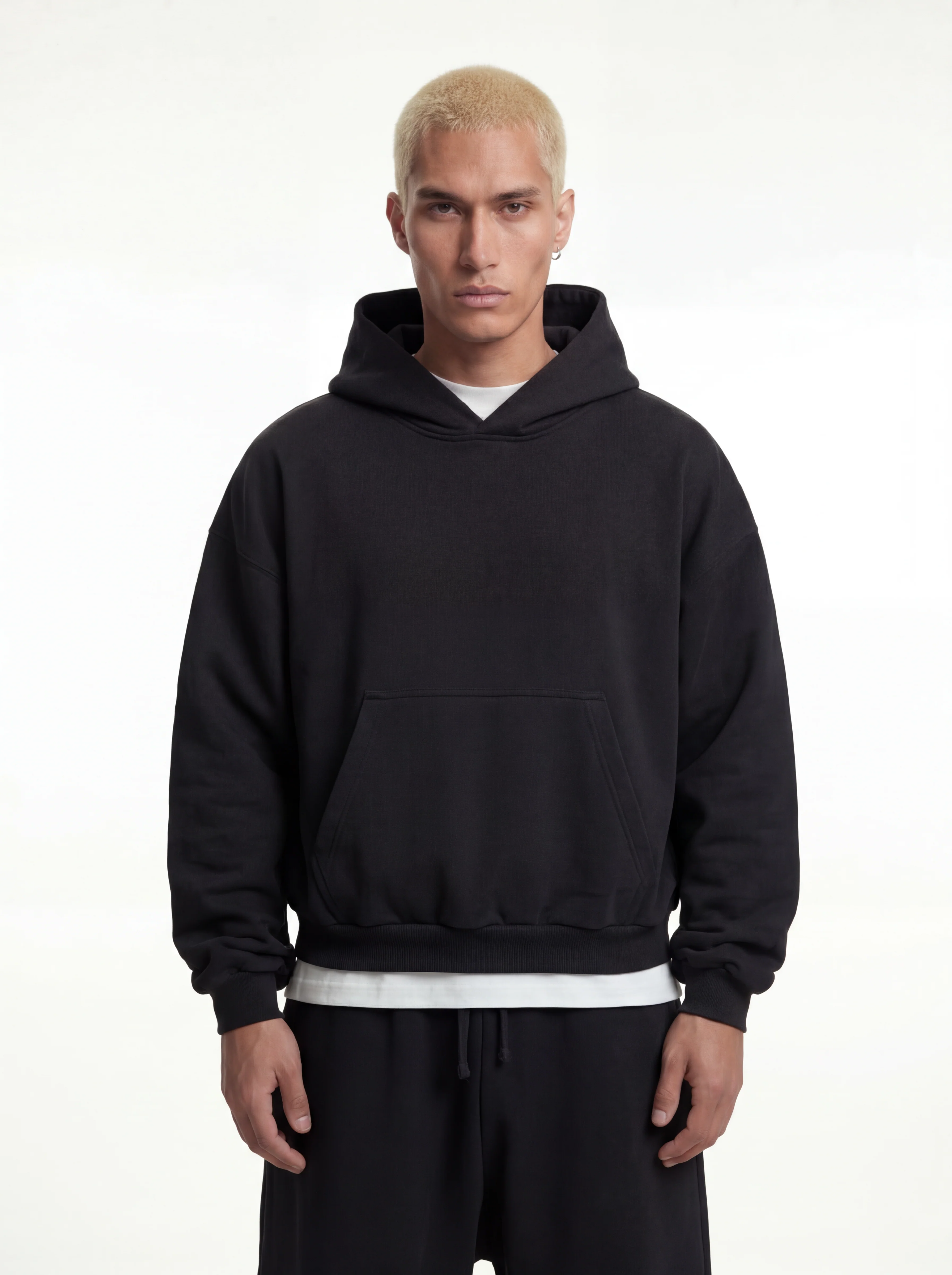 Spring Athletic Hoodie+Baggy Shorts Pack, 530GSM, 100% organic cotton, Ember [Pre-order] - Image 4